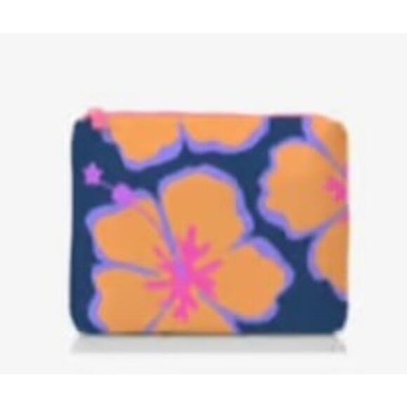 Aloha Collection Super Special limited Edition Pua Waikiki Papaya/Navy Small Bag - Picture 3 of 3